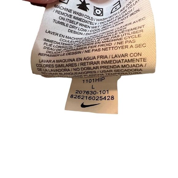 VTG NIKE MEN'S SILVER/white BASKETBALL ATHLETIC TRAINING SHORTS SZ L - Picture 11 of 11